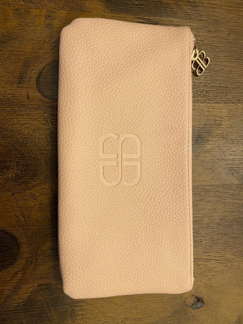 Balenciaga Leather Make-Up Case Light Blush Pink